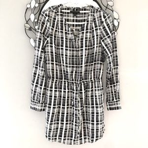 BANANA REPUBLIC Long Sleeve Drawstring Front Dress- Size 0 (c)